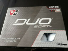  Golfbälle Wilson Duo Soft+  VelocitiCor  12Stück  weiss  -NEU-