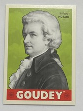 2016 Upper Deck Goodwin Champions Wolfgang Mozart Composer Goudey #50