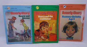 Lot of 3 Beverly Clearly Paperback Chapter Books for Young Readers Ramona Quimby - Bild 1 von 6