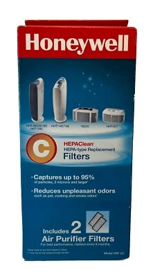 Filtro de repuesto Honeywell HEPAClean tipo C incluye 2 filtros modelo HRF-C2 Foto 1 de 2
