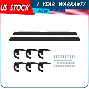 Running Boards For 2004-2014 Ford F150 Super/Extended Cab 5" Black Step Nerf Bar - Picture 1 of 10
