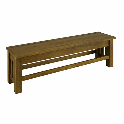 A-America Laurelhurst Bench in Rustic Oak Cover