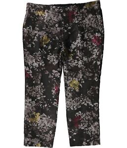 I-N-C Mens Metallic Floral Casual Trouser Pants, Multicoloured, 34W x 32L