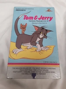Tom and Jerry Cartoon Festival Vol.3, Vintage MGM Box, Neu Sealed VHS - Bild 1 von 4