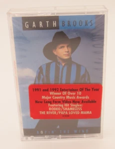Garth Brooks Ropin' The Wind Cassette Tape 1991 Capitol Nashville Sealed - Picture 1 of 8