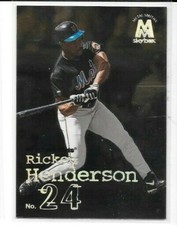 1999 Skybox Metal Smith's Rickey Henderson #93 Mets