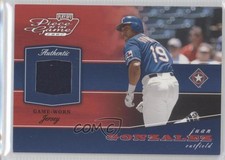 2002 Playoff Piece of the Game Materials Silver /100 Juan Gonzalez #POG-10