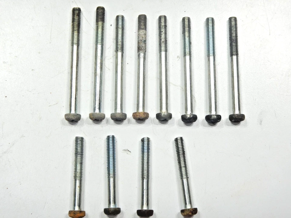 Caja de manivela motor medio divisor pernos 1975 76 Kawasaki KT250 KT 250 Trials Foto 1 de 3