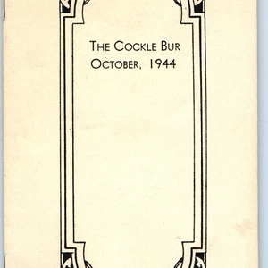 Octubre 1944 The Cockle Bur Printing Co Promo Folleto Citas Dichos Poemas De Colección 1H - Imagen 1 de 6