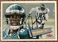 Todd Pinkston Philadelphia Eagles Fleer Tradition Signed Auto Autograph Card