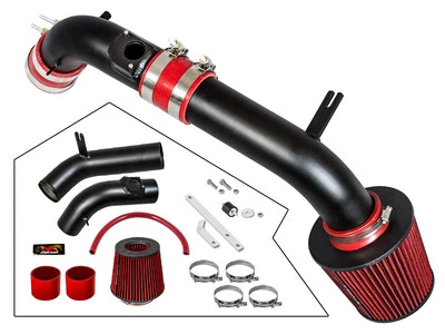 Kit de admisión de aire frío negro mate + filtro para Mazda 6 2003-2008 2,3 L L4 Foto 1 de 2