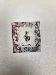 Pin de solapa de nota musical vintage de Jesús - Imagen 1 de 2