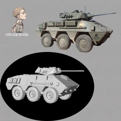 Kit maqueta para montar y pintar - Vehículo militar . VEC 6x6 - 1/72 - Imagen 1 de 2