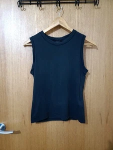Designer ALLSAINTS Imogen Tank Top, Colour Dark Grey, Size UK Small - Picture 1 of 9