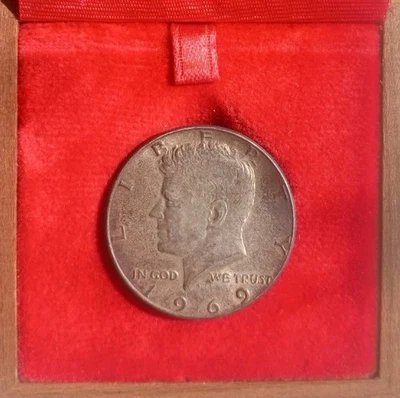 USA - MEZZO DOLLARO - ARGENTO - Kennedy - 1969  - Immagine 1 di 4