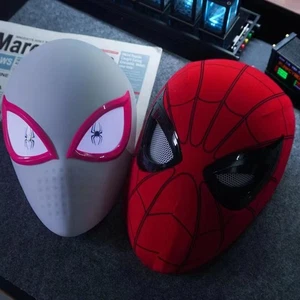 Anime Spider-Man Gwen Remote Control Blink LED Mask Headgear Cosplay Props Gift - Picture 1 of 16