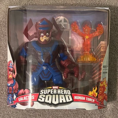 MARVEL SUPERHERO SQUAD - Galactus & Human Torch, 2007 NIB: FREE SHIPPING - Image 1 of 3