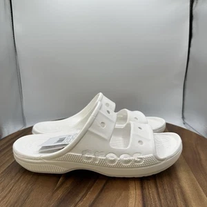 Neu mit Etikett Crocs Baya Damen-Sandalen Slipper Schlappen bequem weiß Reisen Urlaub 9 - Bild 1 von 10