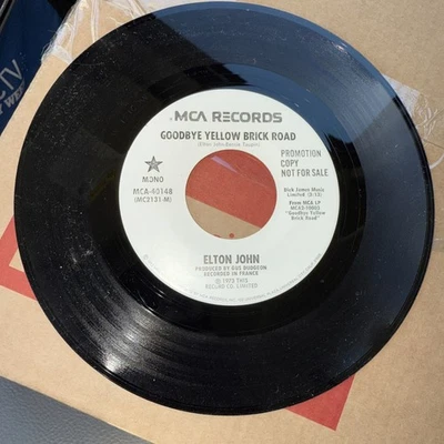 Elton John – Goodbye Yellow Brick Road 7” ep promo Mca 40148 VG+ Foto 1 de 2