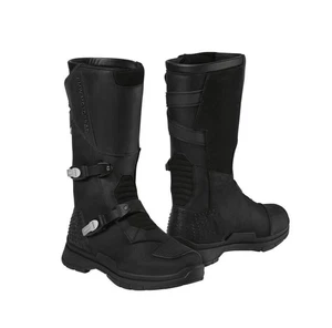 BMW Motorrad Black Leather Gotthard GORE-TEX Motorcycle Boots Size 42 - Picture 1 of 7