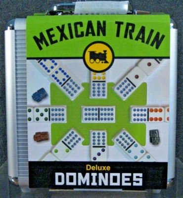 Mexican Train Deluxe Dominoes by University Games - Image 1 of 4