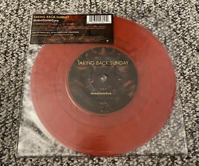 Taking Back Sunday – MakeDamnSure 7" Red Vinyl 2006 TBS - Image 1 of 2