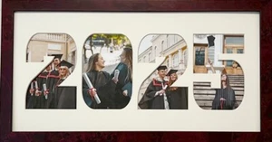Graduation Year 2025 Collage Photo Frame for 4 - 5x7 Photos - Picture 1 of 3