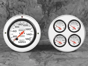 54 55 Chevy Truck Billet Aluminum Gauge Panel Dash Insert Instrument Cluster - Picture 1 of 4