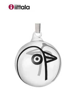 Bola de cristal de Navidad Iittala 2022 Oiva Toikka Birdie Bird NUEVA caja de regalo 80 mm - Imagen 1 de 10