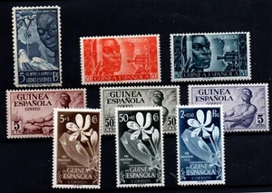 Guinea española nº 305, 311/17. Año 1951/2. Ref 0227 - Imagen 1 de 1