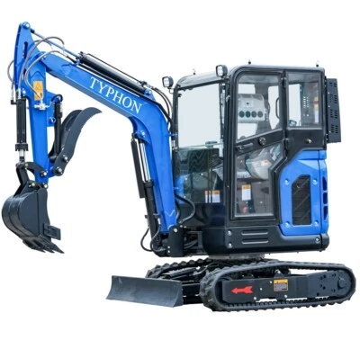 6,000 lbs Mini Excavator Trench Digger Cabin EPA Diesel Kubota V1505 Engine - Image 1 of 4