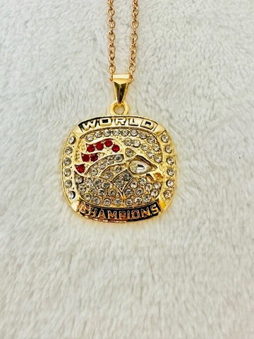 1997 Denver Broncos Super Bowl Pendant Necklace, US SHIP Cover