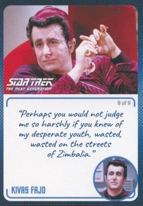 Star Trek TNG Archives & Inscriptions #52 Kivas Fajo 9 of 9