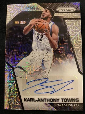 2017 Panini Prizm Karl Anthony Towns Mojo Prizm Auto 13/25 🔥🔥#SG-KT - Image 1 of 4