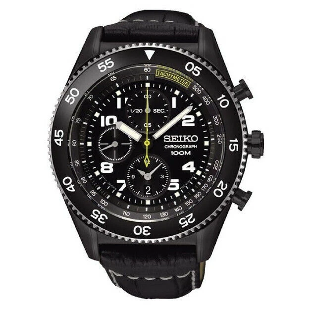 Seiko Men's Black Watch - SNDG61P1