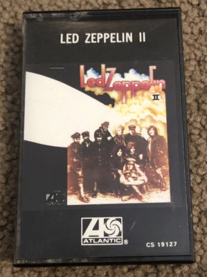 Vintage Led Zeppelin II Cassette Tape CS 19127 Atlantic RARE Rock Music - Image 1 of 4