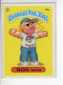 CUBO DE BASURA ROD WAD PRINCIPAL TOPPS NIÑOS TARJETA SERIE 3 #84B BUENO - Imagen 1 de 1