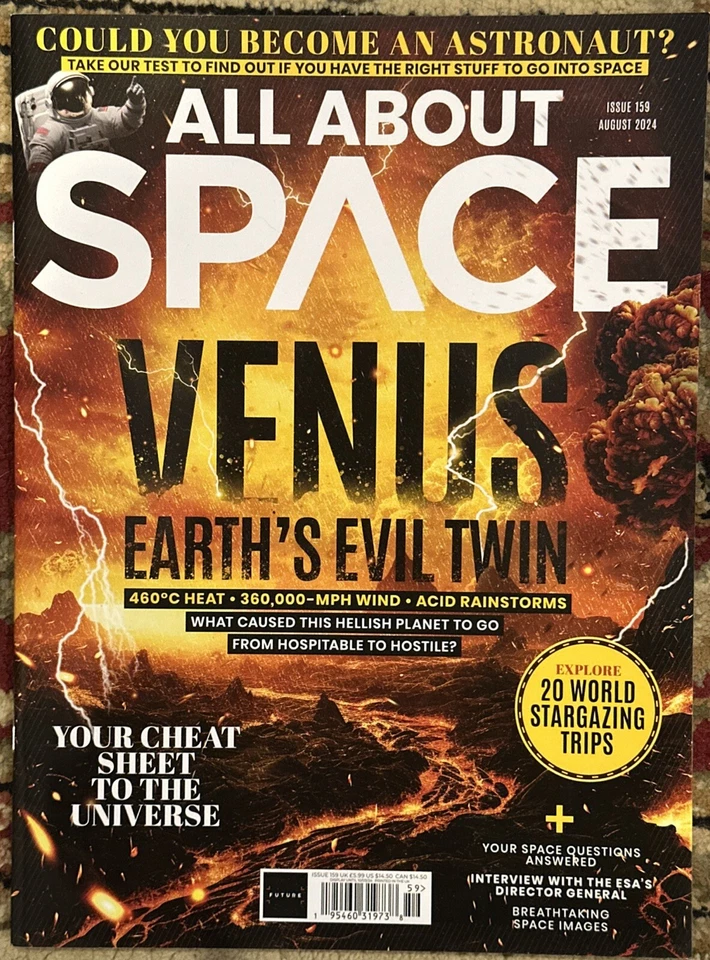 All About Space Magazine Issue 159 August 2024 Venus Earth's Evil Twin - Image 1 of 1
