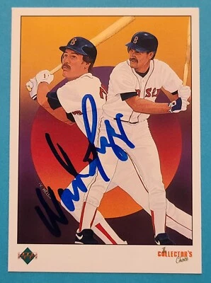WADE BOGGS (HOF, WS) Signed 1989 Upper Deck #687 Boston Red Sox Autograph Auto - Image 1 of 3