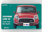 World Famous Car Mini Cooper Trading Card Telephone Card Made In Japan Japanese