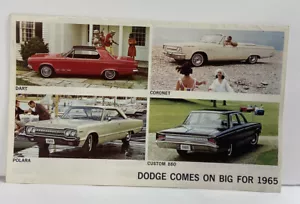1965 Dodge Vintage Car Sales Brochure Dart Coronet Monaco Polara Mopar - Picture 1 of 2