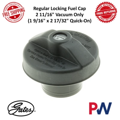 Tapa de tanque de combustible de bloqueo regular Gates de alta resistencia para Ford, Lincoln, Mazda, Mercury Foto 1 de 4