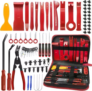Trim Removal Tool,120Pcs Car Panel Door Audio Removal Tool Kit, Auto Clip Pliers - Picture 1 of 12