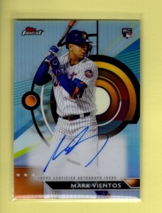 MARK VIENTOS 2023 FINEST AUTO ROOKIE CARD