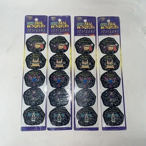 Lot Of 4 Vintage Aaahh!! Real Monsters Stickers Nickelodeon 1995 NOS - Picture 1 of 5