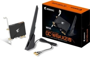 GIGABYTE WiFi 6E GC-WBAX210 (2x2 802.11ax/Tri-Band WiFi/Bluetooth 5.2/PCIe - Foto 1 di 3