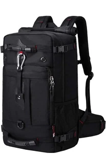 Travel Backpack, Carry On Backpack Durable Convertible Duffle 22.5inch L-black - Picture 1 of 6