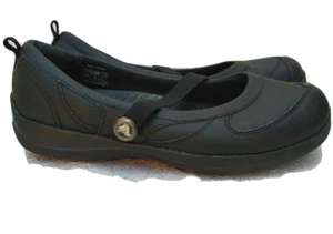 Crocs Women's Size 11 Mary Jane Leather Shoe Black Comfort Juniper - Bild 1 von 7