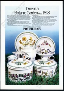 1977 Portmeirion Botanischer Garten Auflaufform Krug Foto Vintage Druck Anzeige - Bild 1 von 7