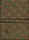"Potpourri" Floral Print in dusty pink, green & tan Fabric- Artistic Expressions